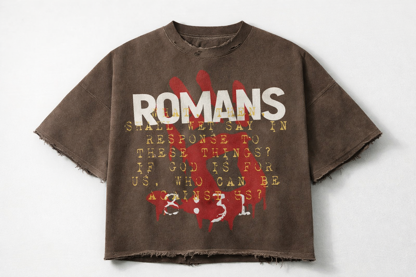 ROMANS Distressed Tee