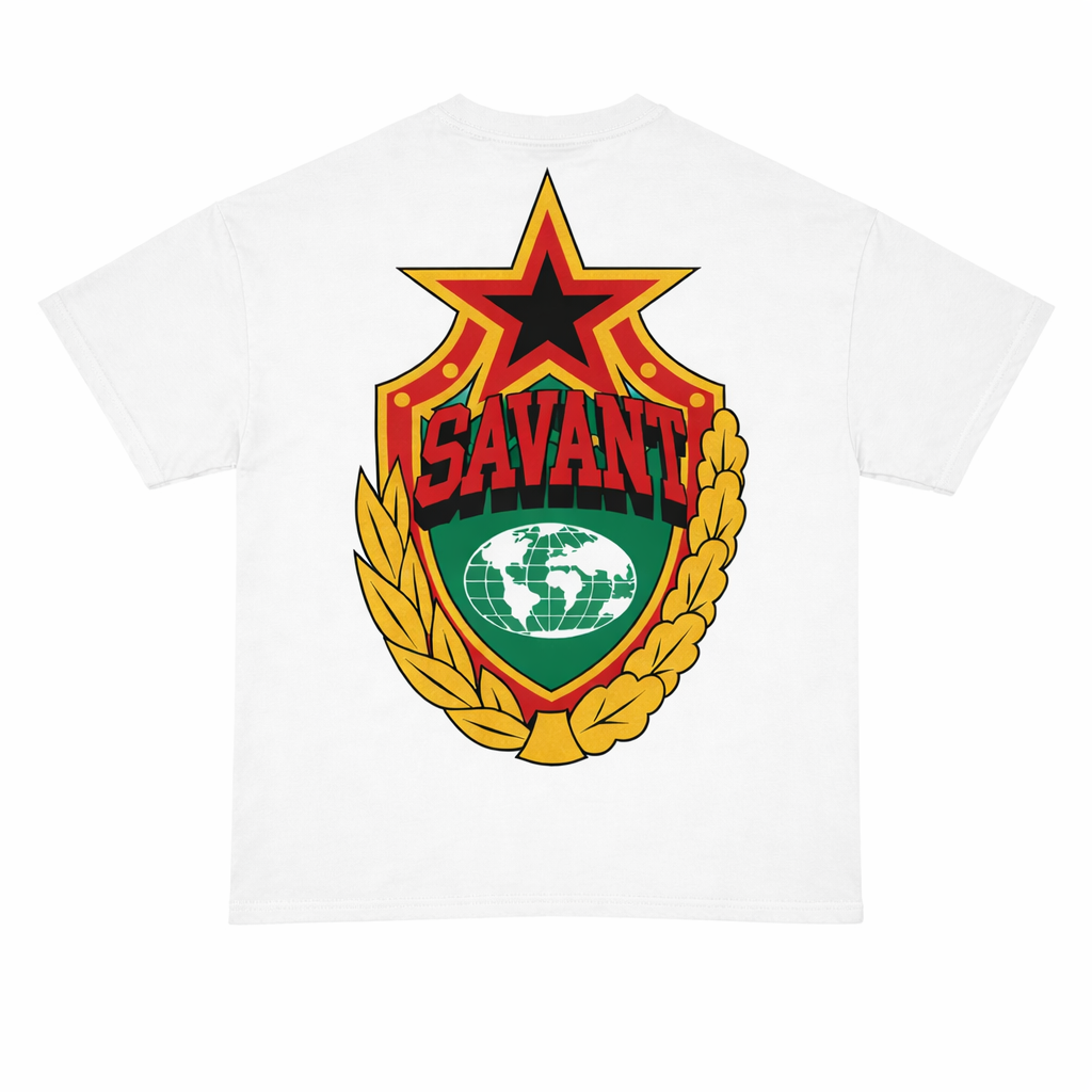 SAVANT Crest Tee – White