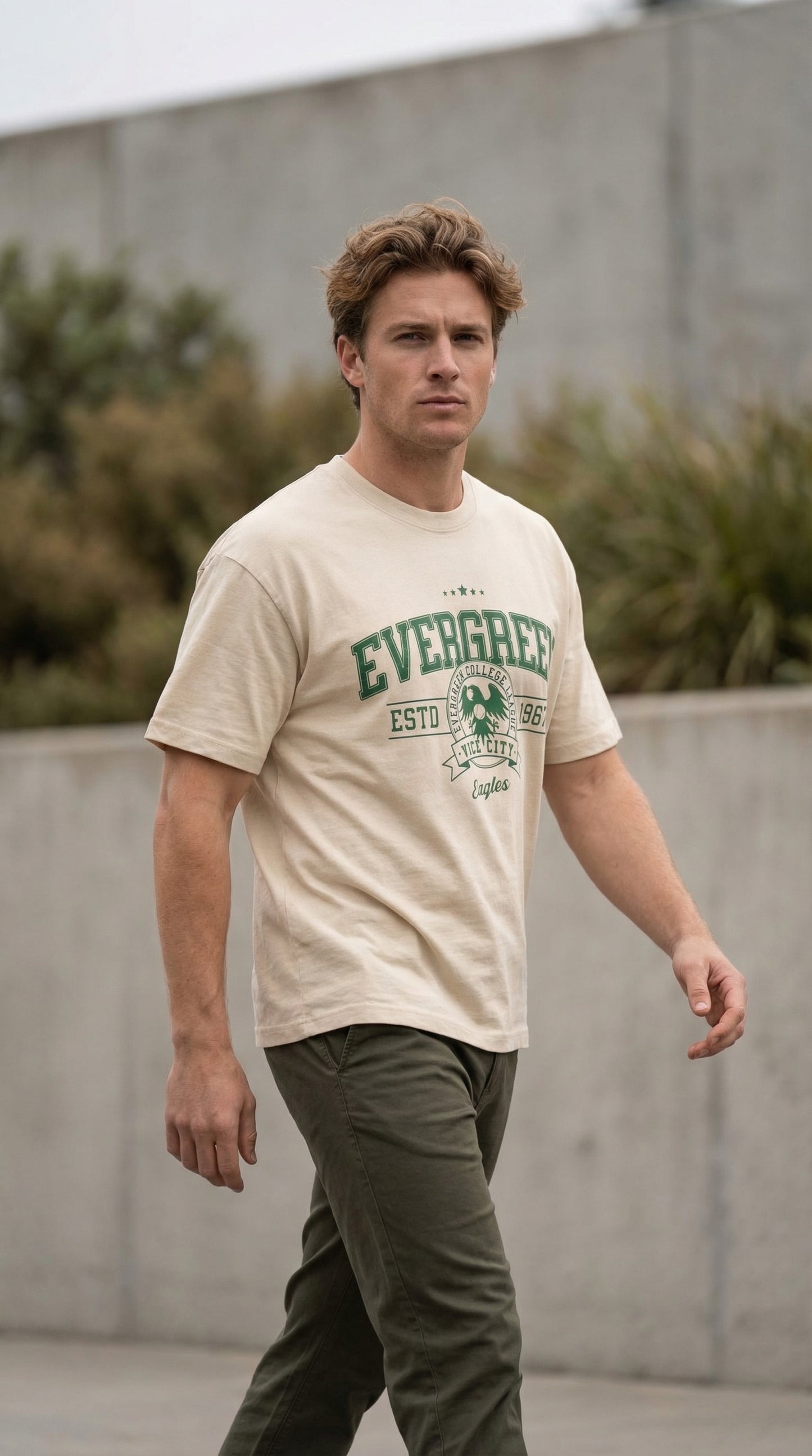 Evergreen Eagles Vintage Tee