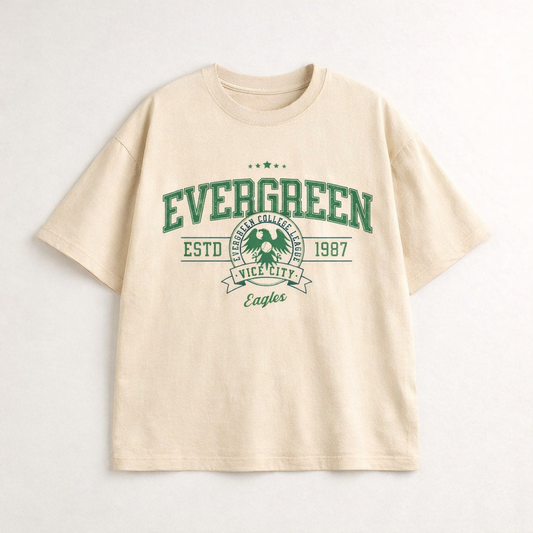 Evergreen Eagles Vintage Tee