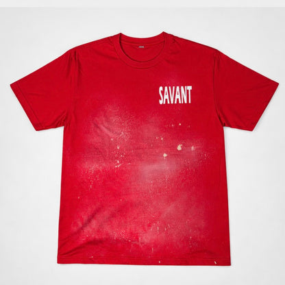 RED SAVANT SPLATTER TEE