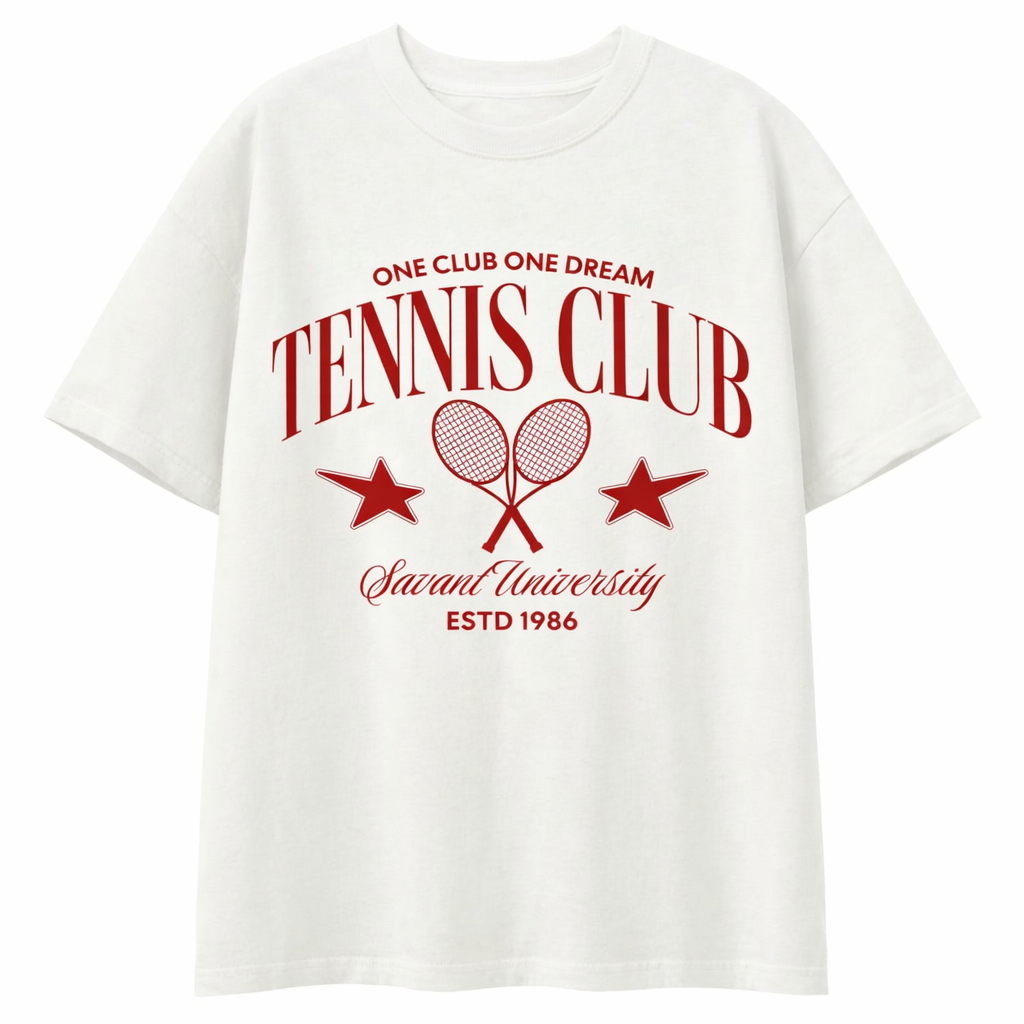 Savant University Tennis Club Tee