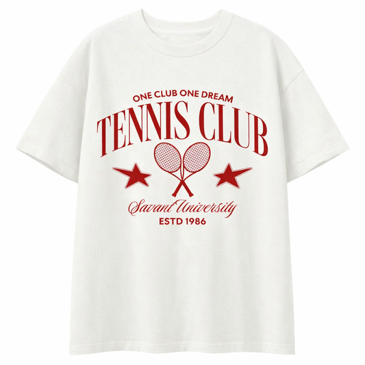 Savant University Tennis Club Tee